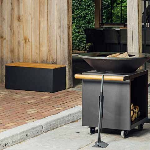 Садовая скамейка OFYR Corten Black
