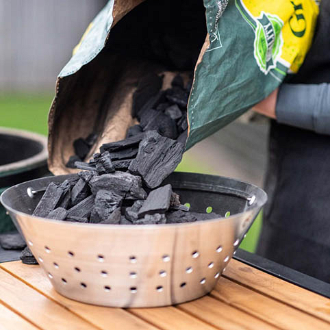 Стальная чаша для угля для гриля Big Green Egg XXL