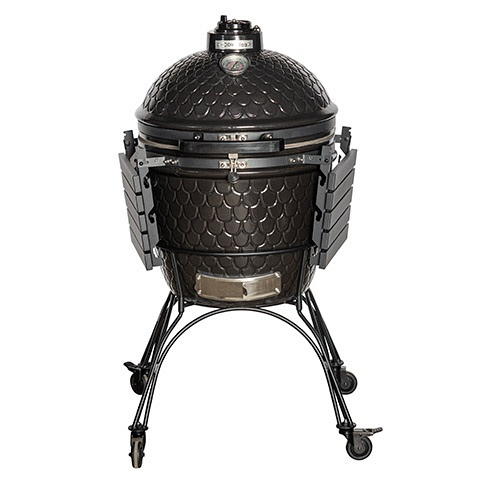 Керамический угольный гриль DinoEgg Classic Black