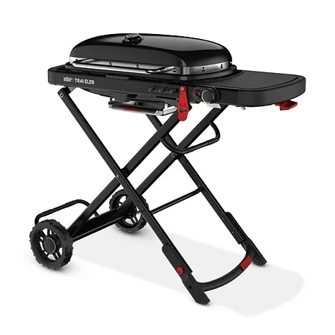 Weber Traveler Stealth Edition гриль газовый портативный, черный