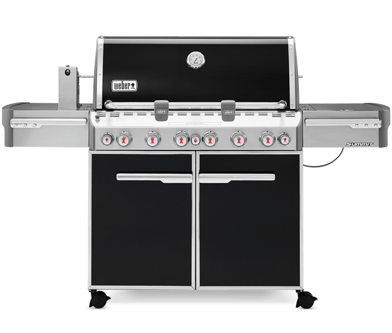 Газовый гриль Weber Summit E-670 GBS, черный