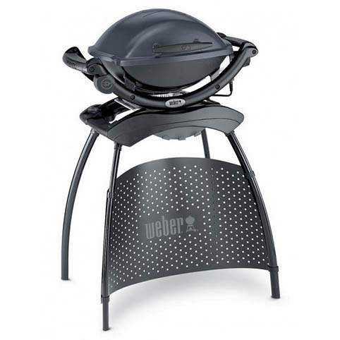 Электрический Weber Q 1400 с подставкой