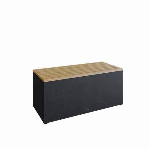 Садовая скамейка OFYR Corten Black