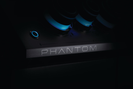 Газовый гриль Napoleon Prestige 500 Phantom тепловой с боковыми столиками