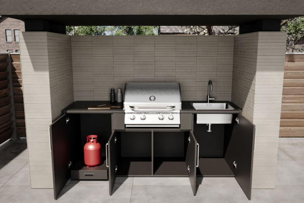 Комплект Astov BBQ Deluxe / АСТОВ БАРБЕКЮ Делюкс №6 (ширина 2240 мм)