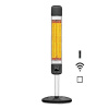 Напольный карбоновый обогреватель Luxeva SMART 2500-FR black
