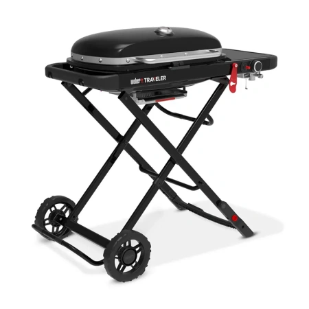 Weber Traveler гриль газовый портативный, черный