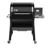 Пеллетный гриль барбекю Weber SmokeFire EX4 GBS с металлическим столиком