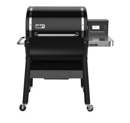 Пеллетный гриль барбекю Weber SmokeFire EX4 GBS с металлическим столиком