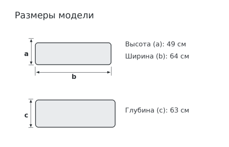 Размеры модели Rotang Lux, ID 422