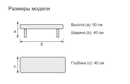 Схема размеров
