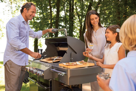 Гриль газовый Weber Summit E-470 GBS черный