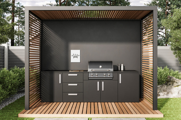 Комплект Astov BBQ Deluxe / АСТОВ БАРБЕКЮ Делюкс №2 (ширина 2840 мм)