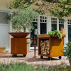 Угольный гриль - чаша для костра садовая Ofyr Classic Corten 100 PRO