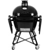 Керамический гриль барбекю Primo Oval 300 Family All in One с подставкой и столиком