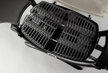 Газовый гриль Weber Q-2200, черный, с подставкой-тележкой
