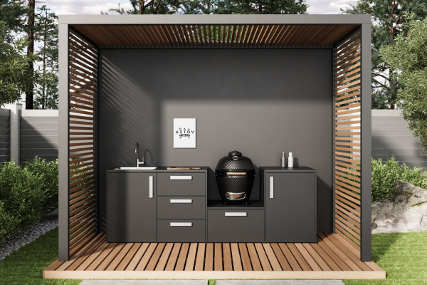 Комплект Astov BBQ Deluxe / АСТОВ БАРБЕКЮ Делюкс №5 (ширина 2580 мм)
