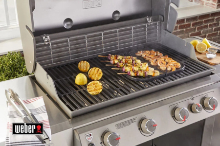 Чугунная решетка-гриль и противень - Gourmet BBQ System