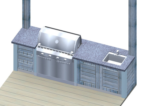 Гриль барбекю газовый встраиваемый Weber Summit S-660 GBS