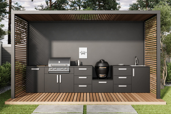 Комплект Astov BBQ Deluxe / АСТОВ БАРБЕКЮ Делюкс №9 (ширина 4180 мм)