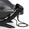 Электрический гриль барбекю Weber Q-1400 темно-серый с подставкой-тележкой для гриль кухни