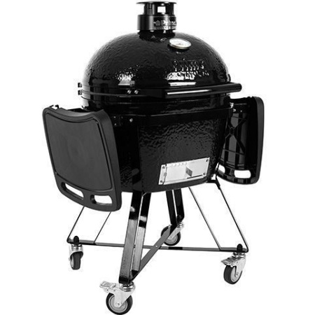 Керамический гриль барбекю Primo Oval 300 Family All in One с подставкой и столиком
