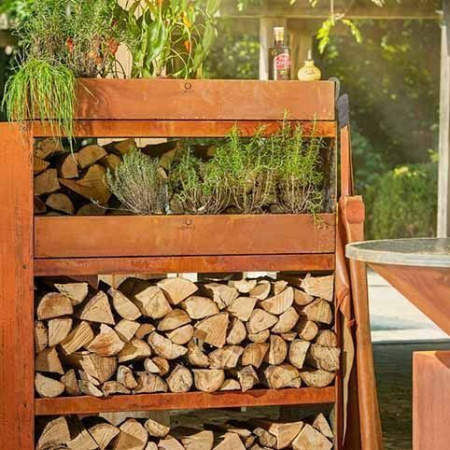 Поленница OFYR Cabinet Corten
