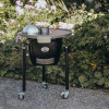 Керамический гриль Junior PRO 2.0, гриль черный с ножками, угольный