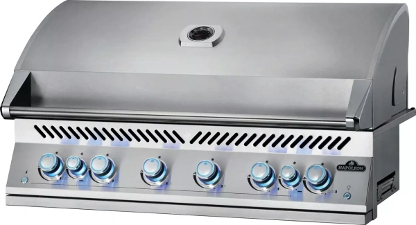 Встраиваемый газовый гриль Napoleon  BIG-44 для жарки и копчения