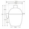 Керамический гриль Kamado Joe Classic II, угольный Joe